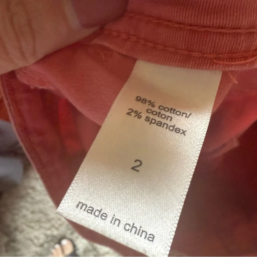 Maurices Pink Bermuda Shorts Cotton Blend Mid-Length‎